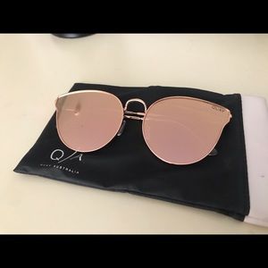 Quay Australia All My Love Sunglasses-Rose Gold